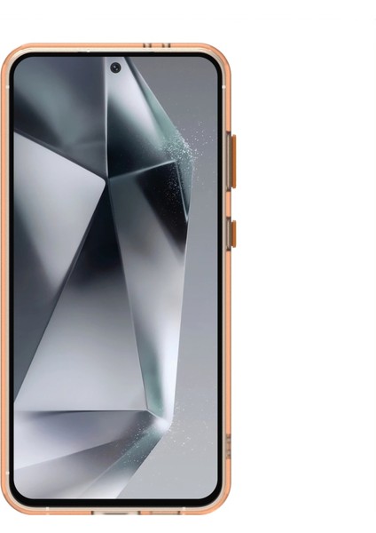 Samsung Galaxy S25 Için Mat Şeffaf Telefon Kılıfı, Manyetik Halka ve Magsafe Uyumlu Turuncu (Yurt Dışından) indirimleri