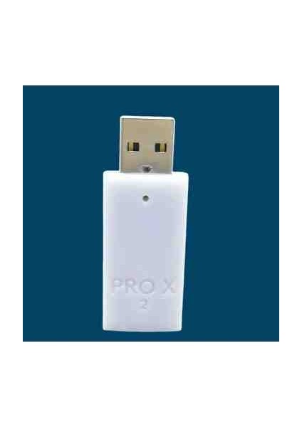 Logi Logitech Pro X2 Kulaklık Için Yedek USB Receiver Alıcı Beyaz