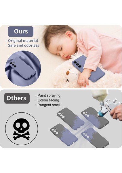 Samsung Galaxy S25 Için Ince Silikon Telefon Kılıfı Gri (Yurt Dışından) indirimleri