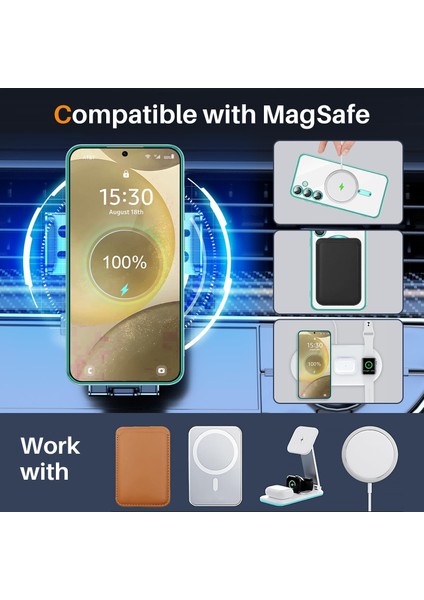 Samsung Galaxy S24 Fe Için Manyetik Şeffaf Telefon Kılıfı, Lens Koruma Kapağı Yeşil (Yurt Dışından) fırsatları
