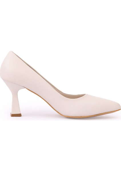 Hakiki Deri Topuklu Kadın Ayakkabısı 25NE780 modelleri