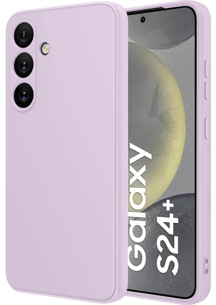 Samsung Galaxy S25+ Için Ince Silikon Telefon Kılıfı Mor (Yurt Dışından)
