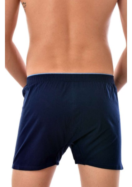 Erkek Penye Düz Boxer-10 Adet-Lacivert fiyatları