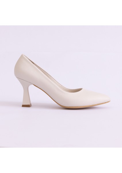 Hakiki Deri Topuklu Kadın Ayakkabısı 25NE780 indirimleri