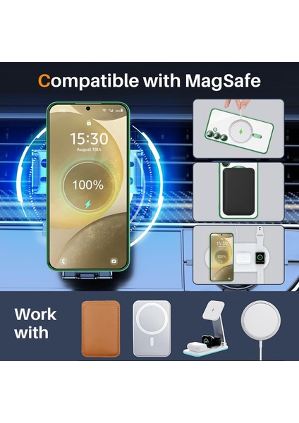 Samsung Galaxy S24 Fe Için Manyetik Şeffaf Telefon Kılıfı, Lens Koruma Kapağı Koyu Yeşil (Yurt Dışından) indirimleri