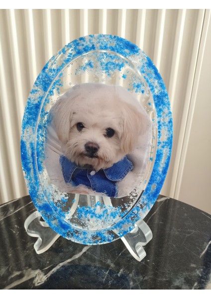 Kişiye Özel Resimli Epoksi Çerçeve Hediyelik