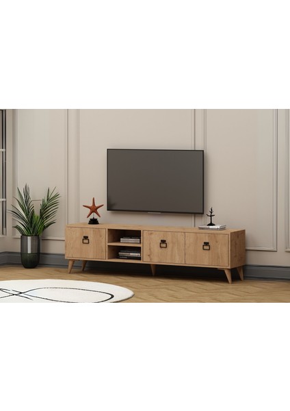 Mia Oak 180 cm Tv Sehpası