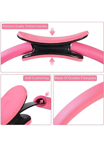 Lüx Pilates Seti 4 Parça 25CM Top 6mm Pilates Matı Squad Band ve Pilates Çemberi Egzersiz Seti indirimleri