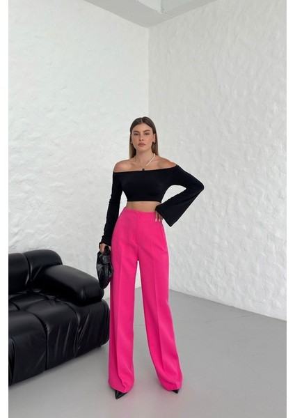 Yüksek Bel Pensli̇ Palazzo Pantolon fiyatları