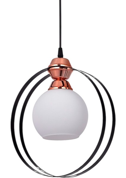 Elif Tekli Modern Sarkıt – Beyaz Top Cam, Şık ve Kolay Temizlenebilir Tasarım | E27 Duy fırsatları