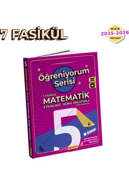 5. Sınıf Öğreniyorum Matematik Serisi ( 7 Fasikül ) Soru Bankası