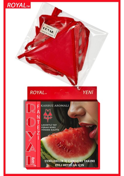 Karpuz Aromalı Yenilebilir Iç Çamaşırı Takımı fiyatları