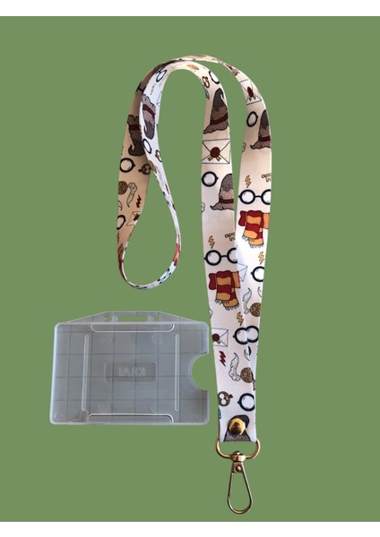 Harry Potter Temalı Yaka Ipi ve Kartı