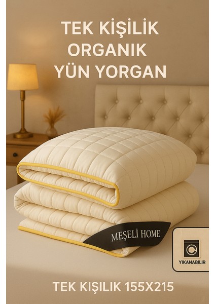 %100 Saf Yün Yorgan Yıkanabilir Hafif Ince | Yaz/kış Kullanım Premium modelleri