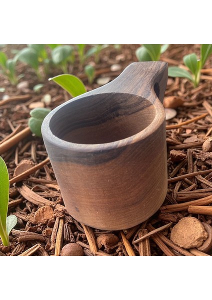 Ceviz Ağacı El Yapımı Kuska Kupa Bardak 150-175 ml – Çay ve Kahve Için Doğal Ahşap fiyatları