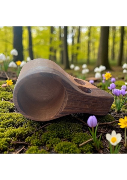 Ceviz Ağacı El Yapımı Kuska Kupa Bardak 150-175 ml – Çay ve Kahve Için Doğal Ahşap modelleri
