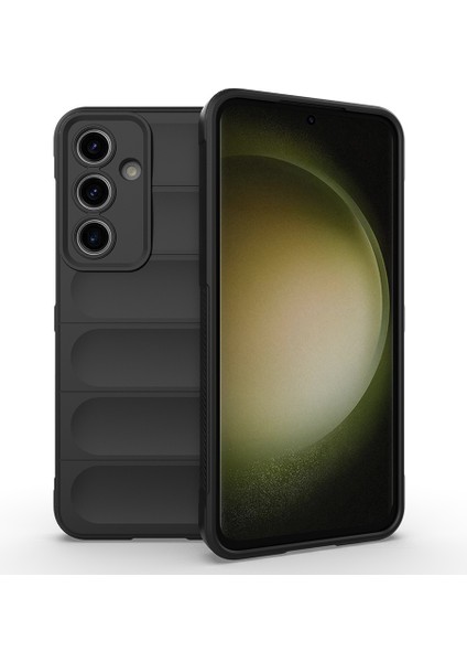 Samsung Galaxy S25 Fe Kılıf Kamera Korumalı Kabartmalı Yumuşak Renkli Silikon Kapak Mat Hisli Içi Kadife Süet Kapak