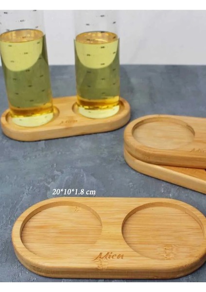 Büyük Boy Bambu Yağdanlık Altlığı