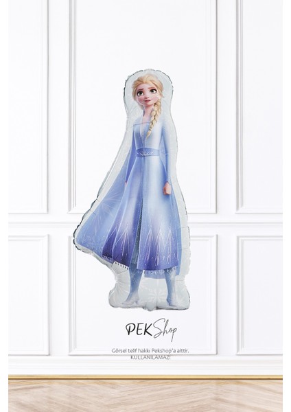 Elsa Folyo Balon Tek Elsa Frozen Folyo Balon