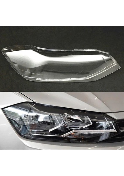 Volkswagen Vw Polo 2018-2021 Uyumlu Sağ + Sol Far Camı Takım 2 Ad 2G1941006 2G1941005 indirimleri
