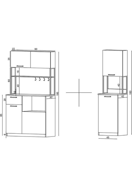 Nely Oak 2+1 Kahve Köşesi fırsatları