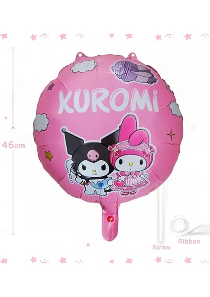 5 Yaş Kuromi Balon Set Doğum Günü Balon Seti Gökkuşağı Rakam Helyum Uyumlu Uçan Balon indirimleri