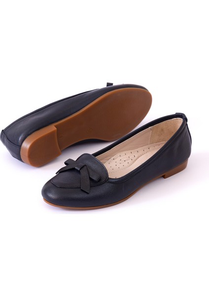 Hakiki Deri Kadın Babet Ayakkabı 25PST6027 modelleri
