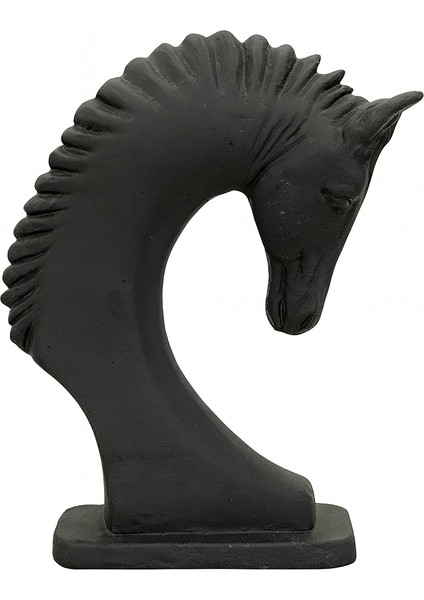 Dekoratif At Başı Biblo Heykel