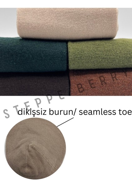 5 Çift Kadın Dikişsiz Bambu Soket Çorap fiyatları