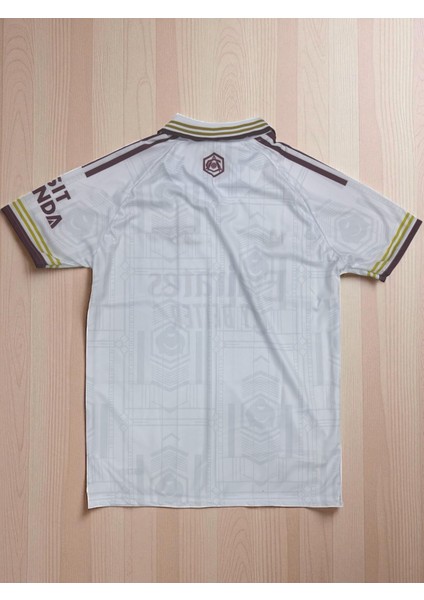 Yeni Sezon Arsenal Beyaz Deplasman Polo Yaka Forma fiyatları