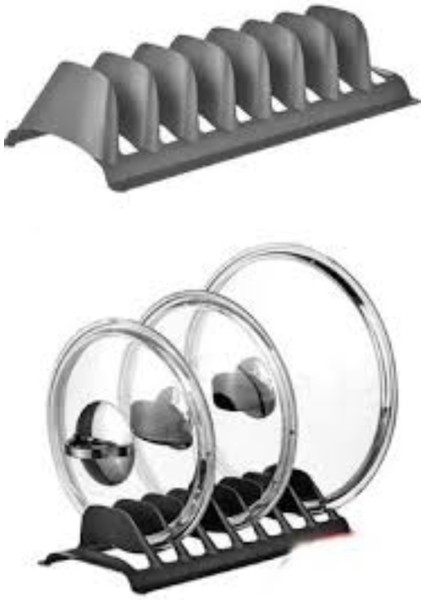 Tencere Kapağı Organizeri 8 Bölmeli Tencere Kapak Tabak Düzenleyici Organizer Dolap Içi Düzenleyici modelleri