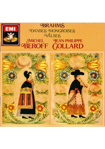 Dikkat CD Brahms - Michel Béroff, Jean-Philippe Collard – Danses Hongroises / Valses