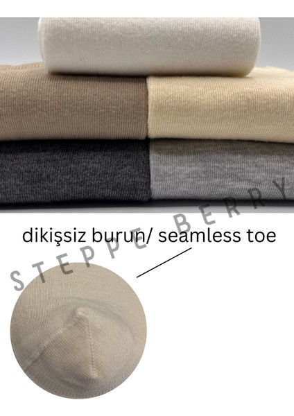 5 Çift Kadın Dikişsiz Bambu Soket Çorap fiyatları