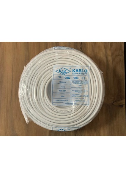 H05VV-F Beyaz 3x2,5 (Nymhy) Ttr Kablo (Seçenekli) fiyatları