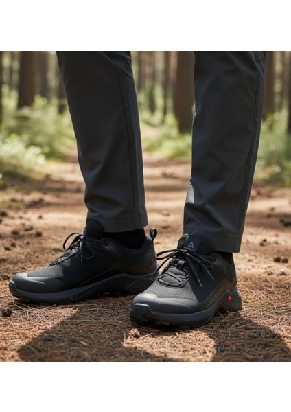 HM110396A Su Geçirmez Erkek Siyah Outdoor Spor Ayakkabı