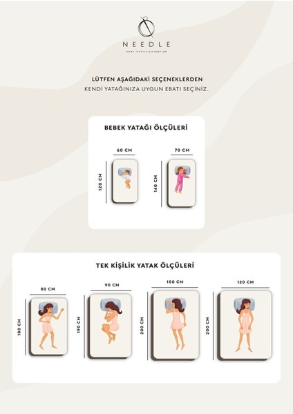 Protective Micro Kapitone Su Sıvı Geçirmez Yatak Koruyucu Alez Çarşaf Tek Çift BATTAL(120X200)