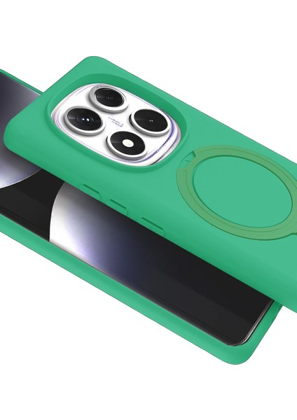 Bestonly Newface Xiaomi Redmi Note 14 Pro 5g Regal Magsafe Standlı Kapak - Yeşil fiyatları