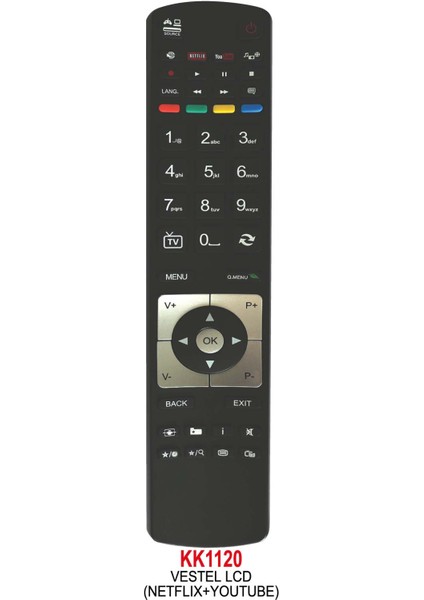 LCD (Netflıx+Youtube) Kumanda modelleri