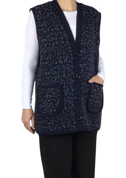 Kadın Önü Düğmeli Cepli Kalın Kışlık Kısa Yelek modelleri