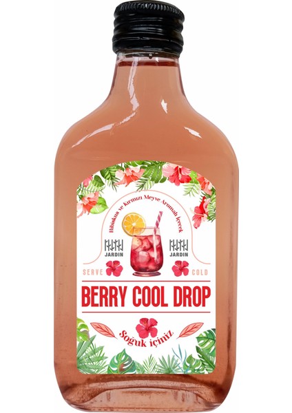 Cool Berry Drop Hibiskus Özü ve Kırmızı Meyve Aromalı Içecek