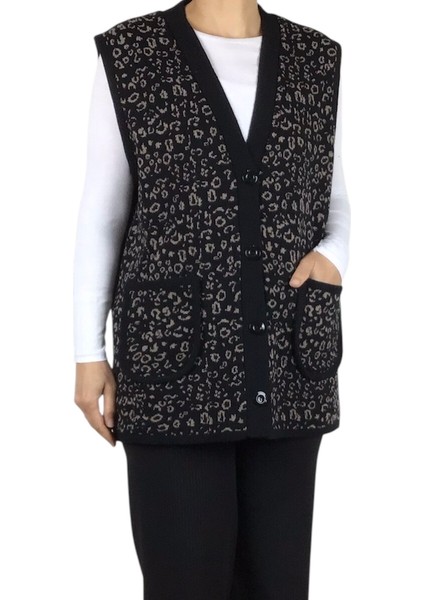 Kadın Önü Düğmeli Cepli Kalın Kışlık Kısa Yelek fiyatları