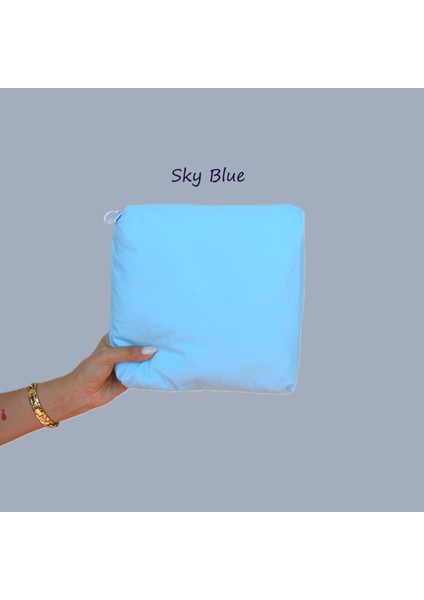 %100 Pamuk Kumaşlı Çok Amaçlı Reformer Pilates Baş-Boyun Destek Yastığı – Yıkanabilir Kılıflı Pilates Yastığı