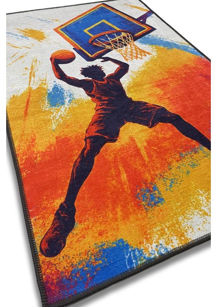 Smaç Basan Çocuk Figürlü Halı Dijital Baskılı Dokuma Kaymaz Tabanlı Yıkanabilir Pati Dostu Antialerjik Genç Odası Halısı indirimleri