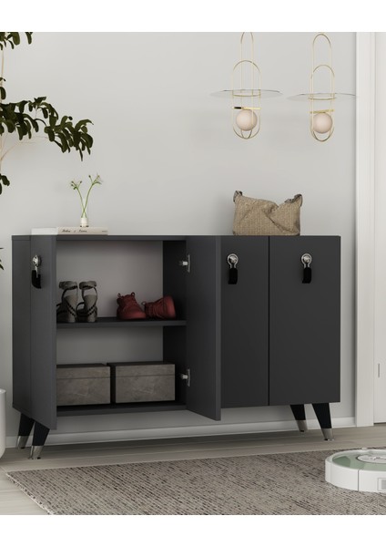 8179KM-64DD Konsol,kahve Köşesi,ayakkabılık,ofis Evrak Dolabı,mutfak Kiler Dolabı,tv Ünitesi-Ag