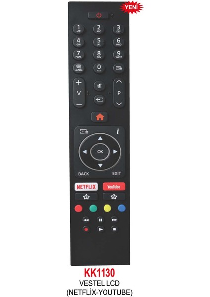 LCD (Netflix-Youtube) Kumanda modelleri