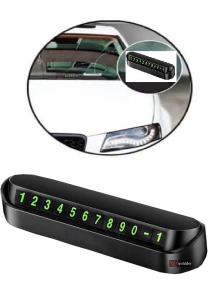 Citroen Nemo 2007-2008-2009-2010-2011-2012-2013-2014-2015 Fosforlu Otopark Numaratörü-Telefon Numarası Göstergesi