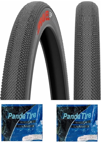 28 Jant 700X38 (40-622) Bisiklet Dış Lastiği Gravel Gp H-5224 x 2 Adet + Plus Panda Iç Lastik Seti