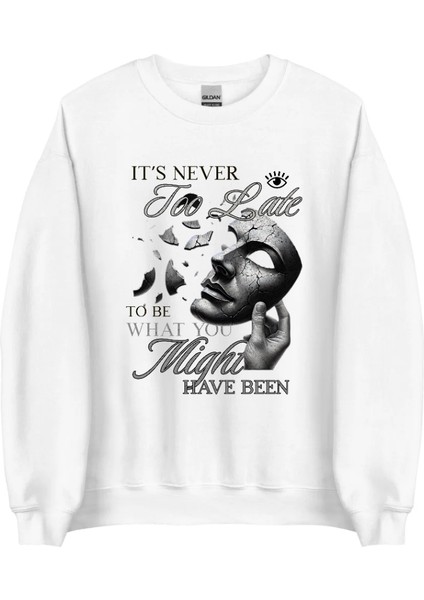 Kadın Oversize Sweatshirt – Klasik Beyaz, Rahat ve Şık Tasarım fiyatları