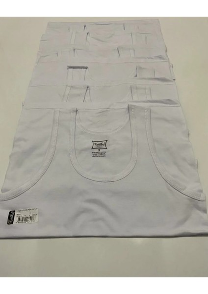 Erkek Çocuk Penye Atlet-6 Adet -Beyaz fırsatları