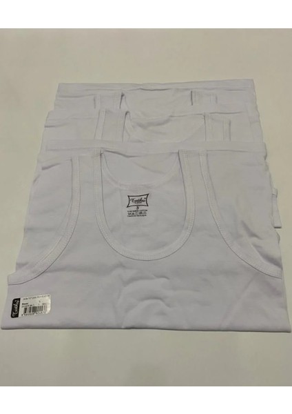 Erkek Çocuk Penye Atlet-6 Adet -Beyaz indirimleri